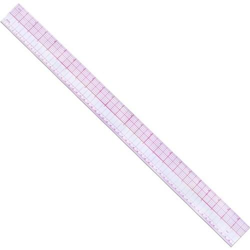 2PCS 60cm Metric Straight Ruler Double Sides Clear for Clothing Sewing Tailor Drawing Cutting Patchwork Craft Plastic Tools