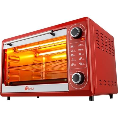 Mini stainless steel pizza oven recessed brass electric Range stove built-in elettrodomestici for kitchen