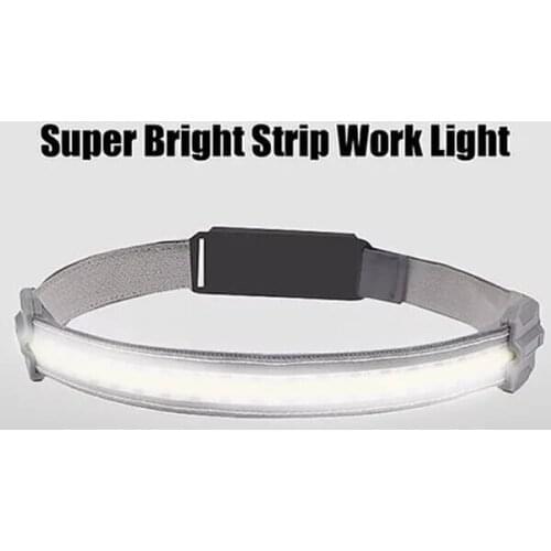 Multifunction Bright Headlight Rechargeable Head Mount Working Light Adjustable Curved LED Light For Night Cycling Fishing Drops