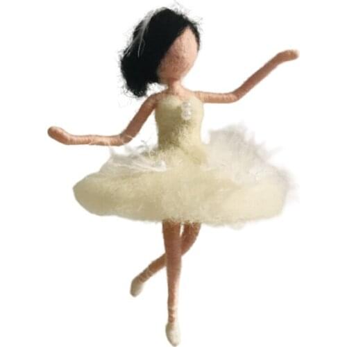 Fairy Needle Felting Kit for Beginners, 6"/15 cm Height, Elf Felting Starter Kit, Needle Felted Fairy, Felting Gift (No. 30)