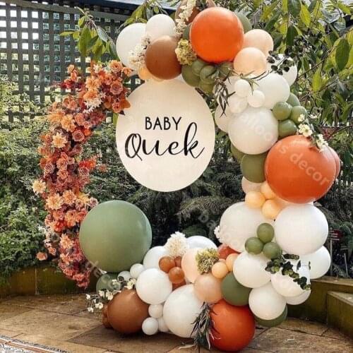 Latex Balloons Garland Kit Arch DIY Jungle Party Avocado Green Color Birthday Wedding Party Decorations Home Decor Baby Shower