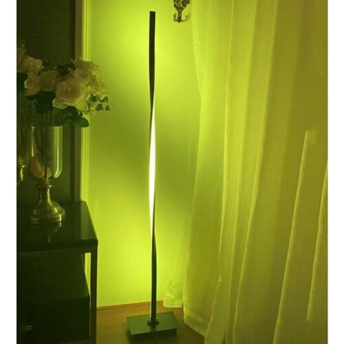 Modern Deisgn Floor Lamp, Romote Control Standing Reading Lamp for Living Room, Bedroom, Office and Dorm