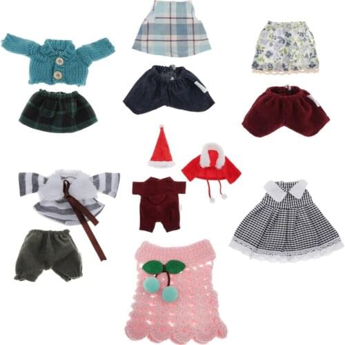Doll Clothes Sweater/Pants/Dress/Overall/Hat for 60cm Soft Rabbit BJD Plush