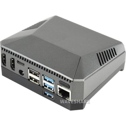 PI4-CASE-ARGON-ONE-M.2,Argon One M.2: Aluminum Case For Raspberry Pi 4, With M.2 Expansion Slot