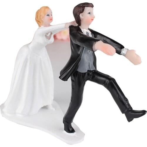 Cake Doll Resin Decoration Valentines Day Gift Escape Groom Cake Top Decoration wedding gift toy