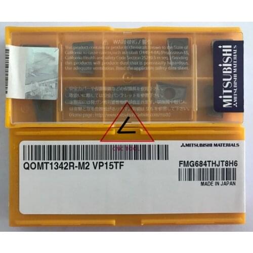 QOMT1342R-M2 VP15TF 10pcs original Mitsubishi milling insert DIAEDGE