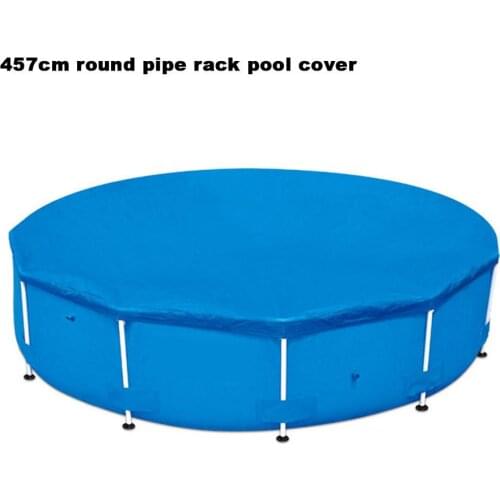 Foldable Swimming Pool Cover Round Waterproof Pipe Rack Pool Mat Inflatable Ground Cloth Inflatable Swimming Pool Accessories