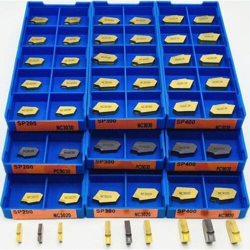 Lathe tools SP200 SP300 SP400 SP500 PC9030 NC3020 NC3030 slotting carbide turning tool SP 300 slotting tool turning insert