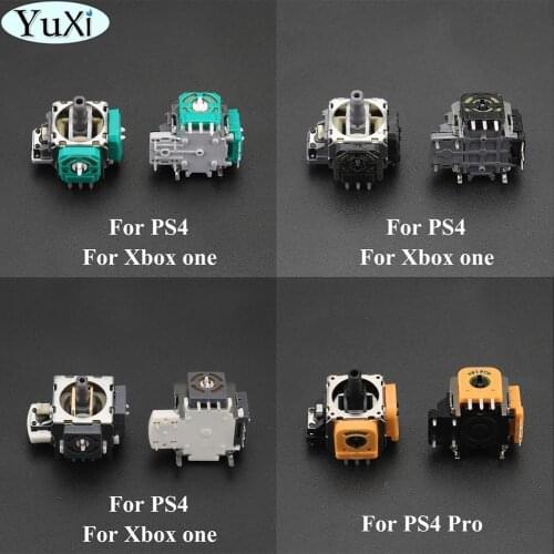 YuXi 2 PCS/Lot 3D Joystick Thumbstick for PlayStation 4 for PS4 Pro Slim Controller Rocker for XBox One Analog Sensor Sticks