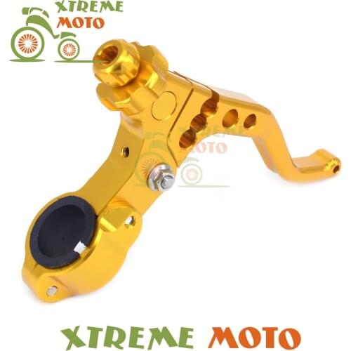 Billet Short MX Clutch Lever Perch 2 Fingers For RM RMZ DR DRZ DRZ400 RM125 RM250 RMZ250 RMZ450 YZ250F YZ450F WR250F WR450F