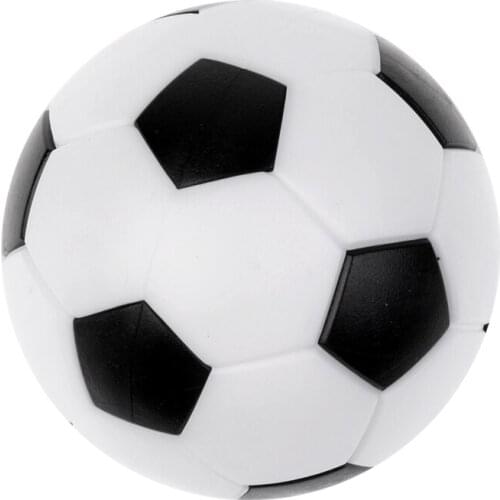 12 Pieces Indoor Games Table Soccer Balls Foosballs 36mm Foosball Accessories - Black/White