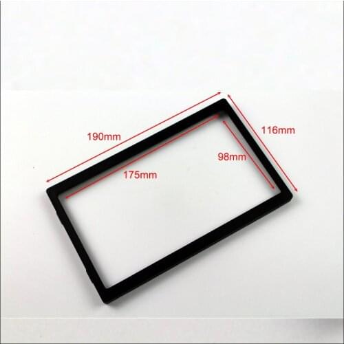 190mm * 116mm 2 DIN ABS Plastic Frame Panel Fascias For Aftermarket Radio Stereo DVD Player GPS Navigation Installation