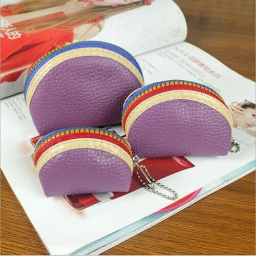 2019 3Pcs/Set Girls Zipper Coin Purse Lovely Mini Women Wallet Pouch Key Headset Organiser Storage Bag Case Hot Sale Slim Wallet