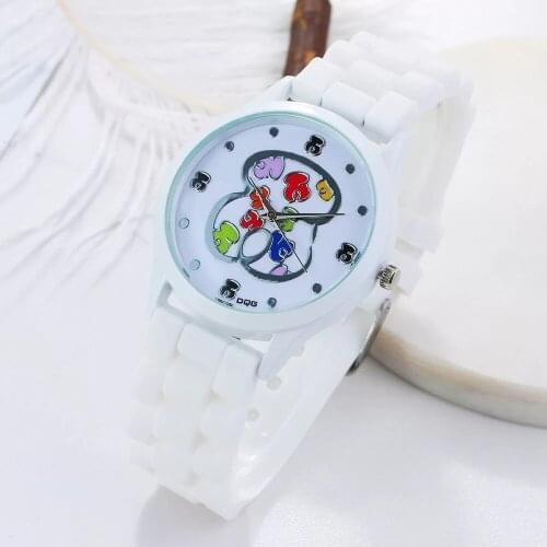 2021 New Fashion Womens Watches Brand jelly Watch Candy Color Silicone Quartz Wrist Watch Reloj Mujer Clock Gifts for Women