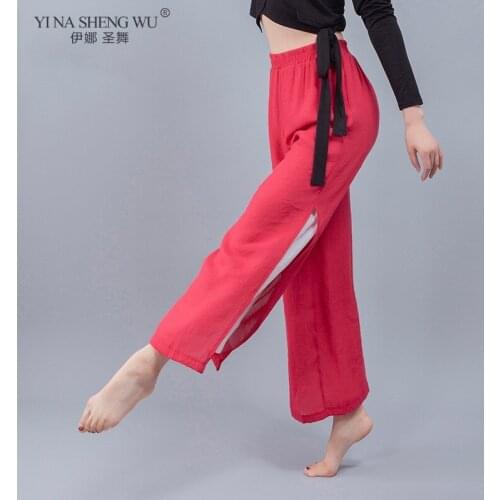 Belly Dance Costume Pants High Quality Wide Leg Pants Two Colors Long Pants Women Dance Trousers Loose Pants Dance Clothes Wear