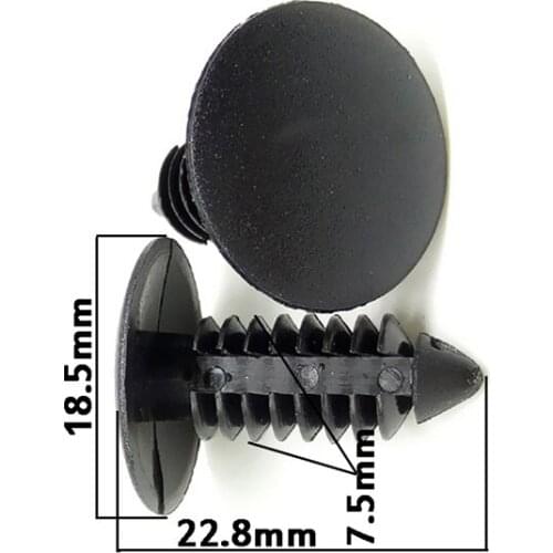 For Mitsubishi for BMW Fastener Clips For Honda 50pcs Plastic Hole Push pins Replacement