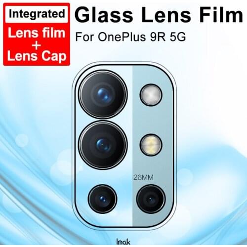 For OnePlus 9R 5G Oneplus9R 5G Camera Lens Film IMAK High Definition Clear Abrasion Resistant Glass Camera Lens Coverage Film