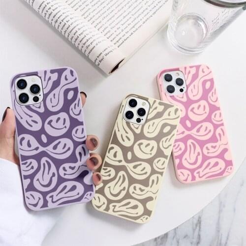 For Samsung Galaxy A51 A52 A32 A72 A21s S21 S20 FE S10e S10 Plus Ultra Lite A50 A30S A71 Quantum 2 A22 Smiley Face Couples Cases