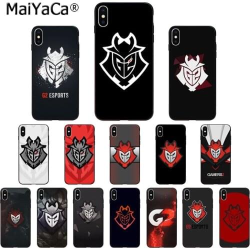 FHNBLJ G2 Esports Club TPU Soft Silicone Phone Case Cover for Apple iPhone 8 7 6 6S Plus X XS MAX 5 5S SE XR 11 11pro max Cover