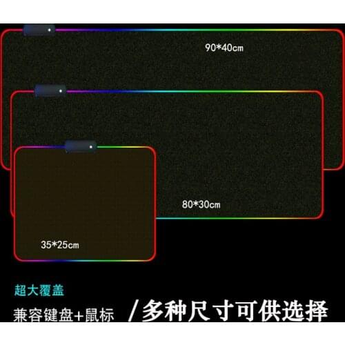 Gaming Mouse Pad Computer Mousepad RGB Large Mouse Pad Gamer Desk Mouse Carpet Big Mouse Pad PC Desk Play Mat For CS