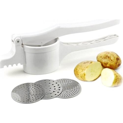 Stainless Steel Potato Ricer Creative Manual Food Masher Vegetable Fruit Masher Premium Home Chopper Kitchen Supplies