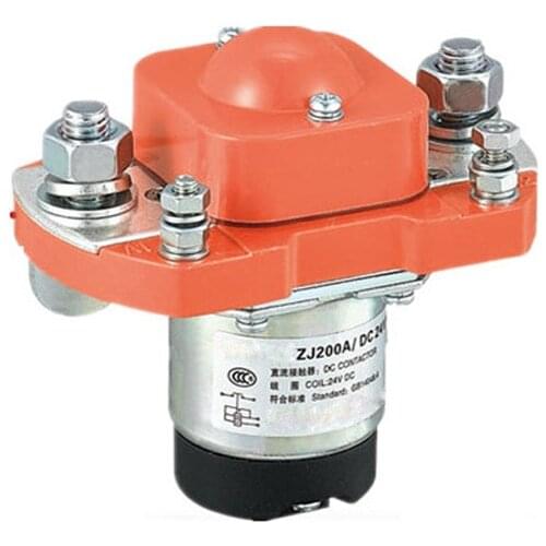 AZJ600D 24V 600A DC Contactor Used In Tri-Wheel Car And Electric Tricycle Automotive Production Relay Solenoid Relay Controller
