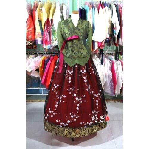 2019 Top Sale Korea Imported Fabric / New Improved Hanbok / Stage Hanbok / Exquisite Hanbok Hallowen Cosplay Gift