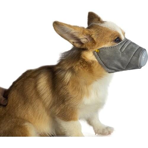 3pcs Cute Solid Color Pet Dogs Mouth Muffle Breathable Anti-fog and Haze Dustproof Pet Protective Mask Anti-bite Non-woven Mask
