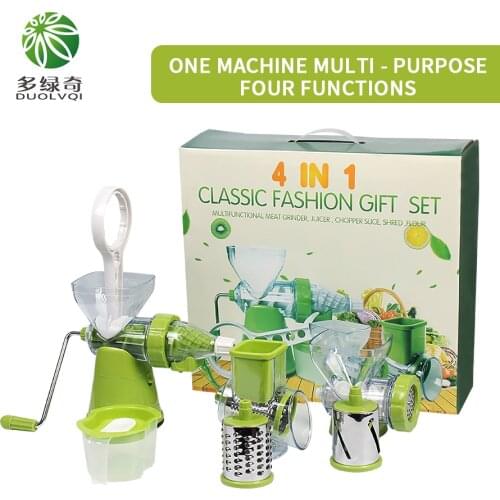 4in1 Multifunctional Vegetable Shredder Slicer Cutter Grater with Stainless Steel Blades Kitchen Tool Kitchen Gadgets