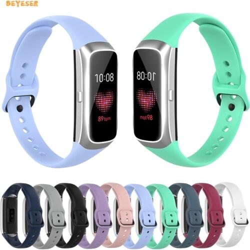 Soft Silicone Watch Strap For Samsung Galaxy fit SM-R370 Smartwatch Bracelet Sport Watchband Replacement Wristband Accessories
