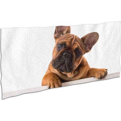 Myna dog printing quick drying microfiber bath towel beach towel surfing Yoga towel gym fashion pad