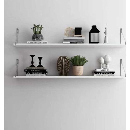 Hot sales wall mounted shelf modern simple one character partition storage rack bedroom living room dormitory organizer