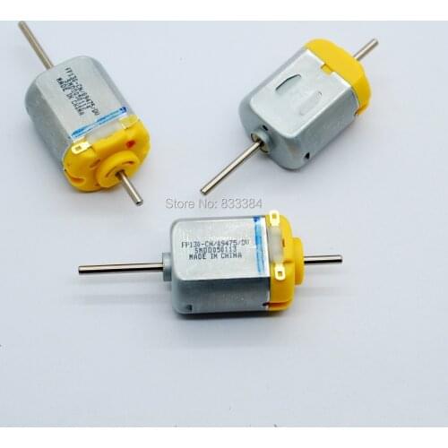 New High quality 3pcs 1.5-12V DC Biaxial axis carbon brush 130 Motor Strong magnetic 12V 5400RPM 6V 3000RPM Toy motor Free Post