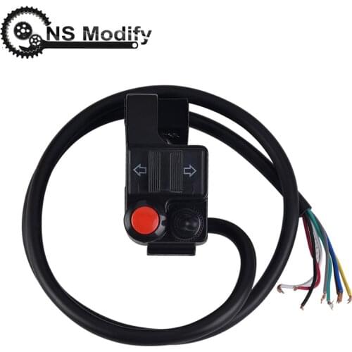 NS Modify 7/8" Universal Motorcycle Handlebar Left Headlight Turn Signal Horn Switch Handlebar Mount Push Button Motorcycle Part