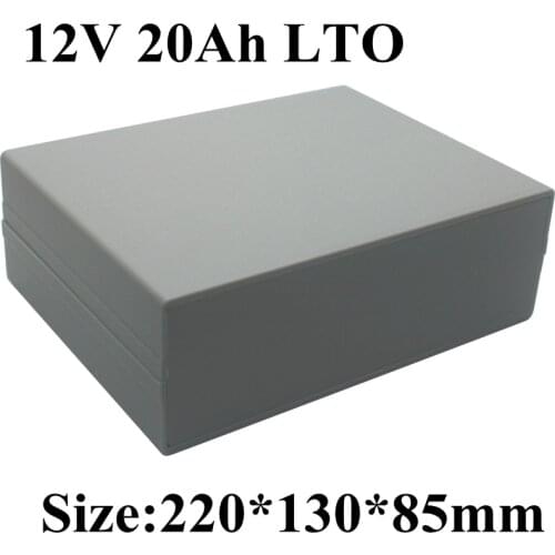 12V 20Ah LTO battery pack rechargeable 5S2P for outdoor power monitoring communication+free shipping