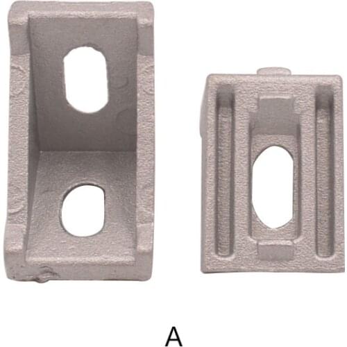 2028 bracket corner fitting angle aluminum 20mmx28mm fastener for EU standard 2020 profile 10pcs