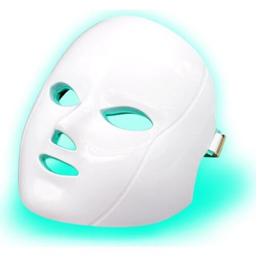 Light Skin Rejuvenation Anti- Acne Wrinkle Face Care Treatment Instrument 7 Colors LED Facial Mask Beauty Photon Therapy Spa