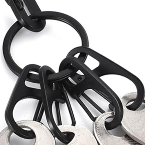 Stainless Steel Buckle D3S Buckle Mini Buckle Simple Mini Spring Buckle Camping Portable Gadget Mini keychain