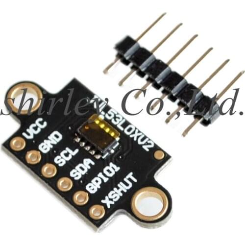VL53L0X Time-of-Flight (ToF) Laser Ranging Sensor Breakout 940nm GY-VL53L0XV2 Laser Distance Module I2C IIC Connector