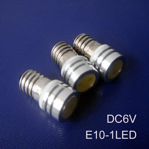 High quality 6V 0.5W led E10 bulb,6.3v E10 led light,E10 led Instrument Lights free shipping 100pcs/lot