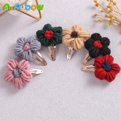 6pcs/lot Petal Hairpins for Women Baby Hair Clips Lovely Headwear for Baby Girl Hair Accessories Lady Flower Headwrap for Kids
