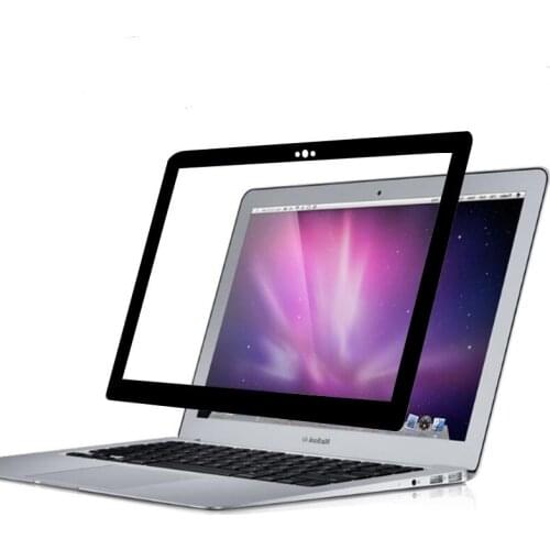 Screen Protector For MacBook Pro 13 Air 13 Mac book 11 air 12 Retina 13 pro Air 2018 protection film Cover With Black Frame