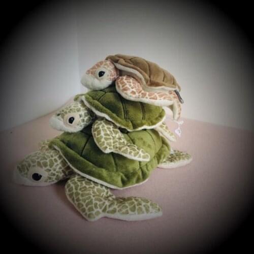 Green Turtle Plush Toys Simulation Giant Squid Stuffed Toys Cute Animal Plush Dolls for Kids Boys Girls Gifts