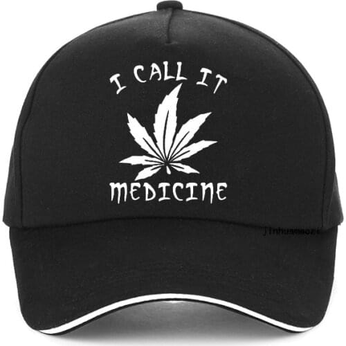 WEED I CALL IT MEDICINE Women baseball cap WEED I CALL IT MEDICINE Printed Casual Unisex adjustable snapback hats for Man Woman