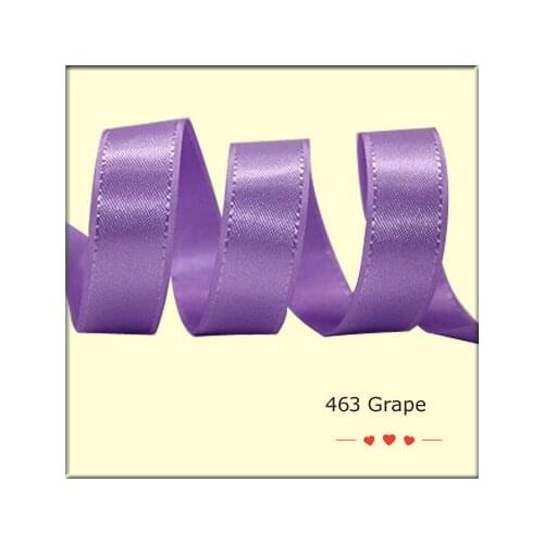 1/4" inch 6mm taffeta edge double face satin tape