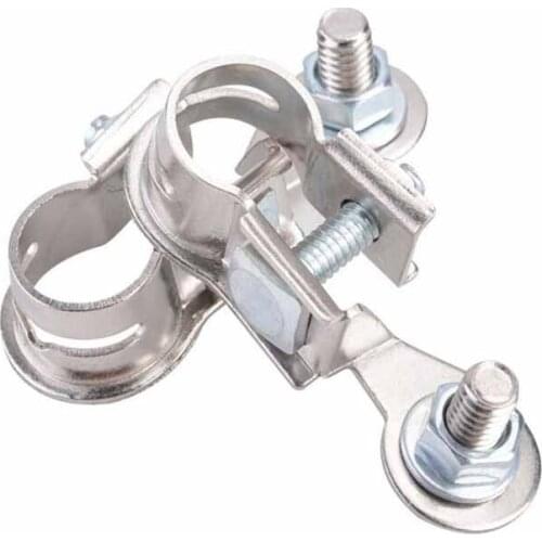 1 Pc Lead-Free Universal Auto Car Battery Negative Positive Terminal Clamp Clip Brass Connector