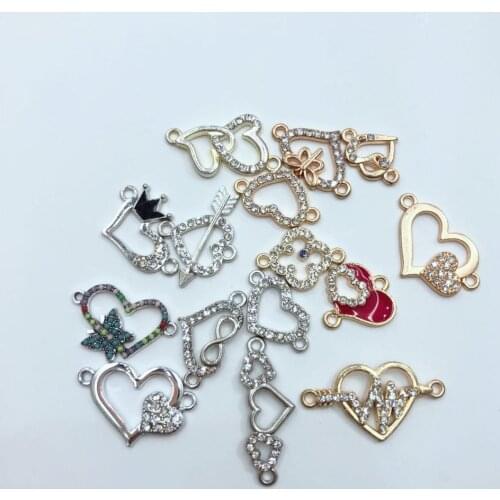 10pcs/set heart love woman women lover Fashion Jewelry Making Charm Pendants For DIY Necklace BraceletAccessories earring