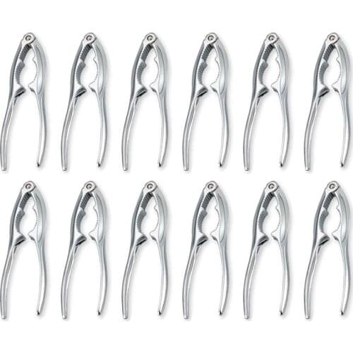 12 Pack) Walnut Clip Nut Shell Opener Shelling Tool Clip Crab Claws Multifunctional Hazelnut Clip Pine Nut Clip
