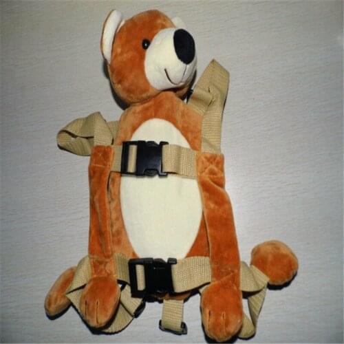 Animal 2 in 1 Harness Brown Bear Kid Keeper Child Safety Harness Animal Fun Backpack Baby Carrier Child Harnesses Leash