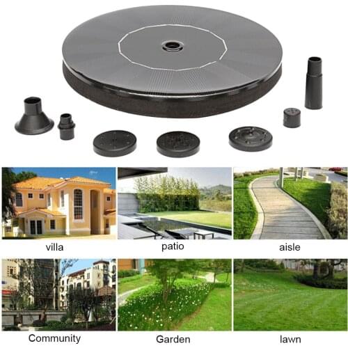 2021Top home decor Solar Pump, 1.4W Free Standing Floating Solar Bird Bath Water Pumps for Garden товары для дома Fast delivery